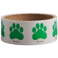 Paw Print Stickers-Green/100 Rl